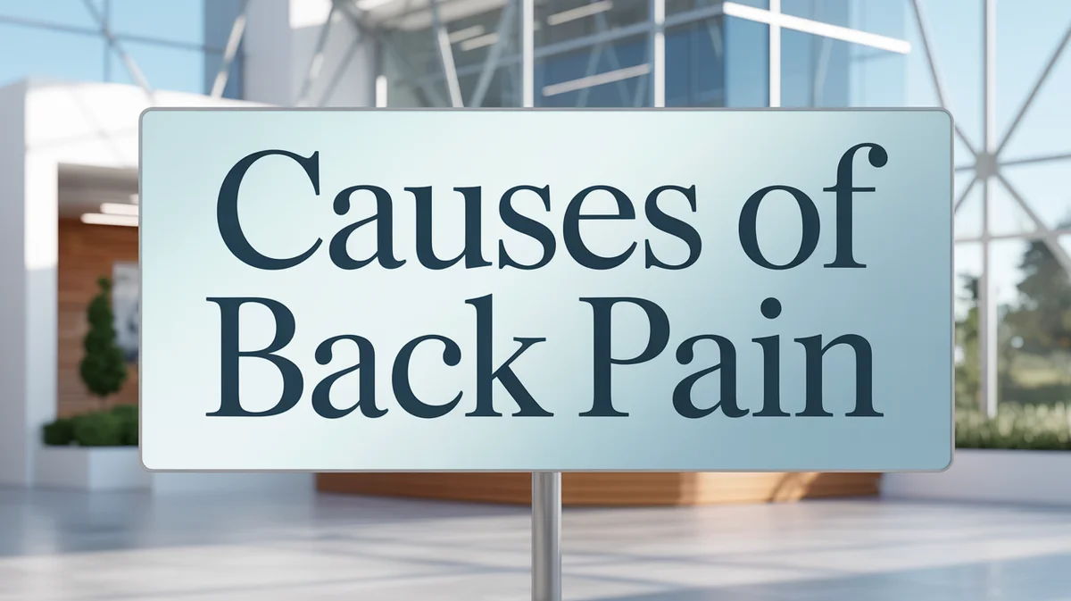 Causes Of Back Pain