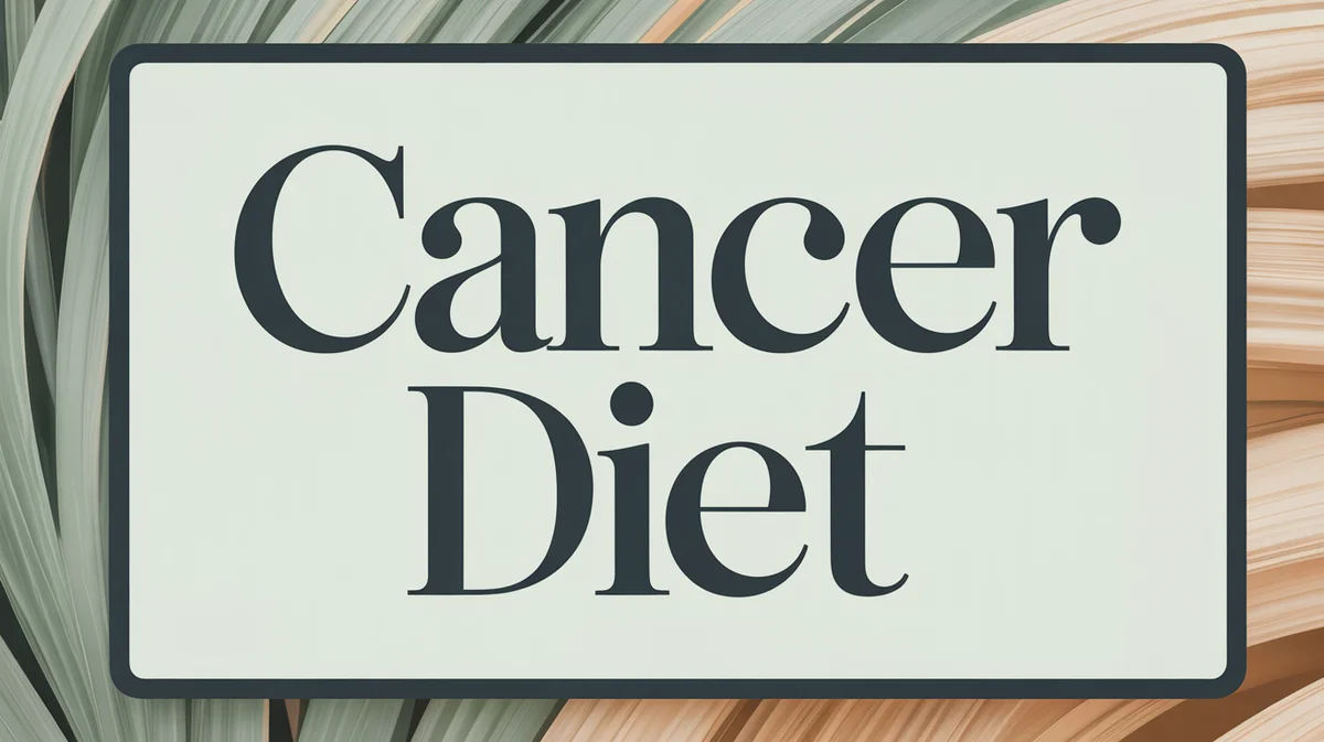 Cancer Diet