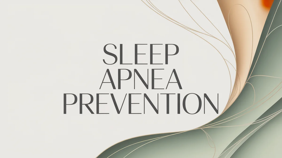 Sleep Apnea Prevention